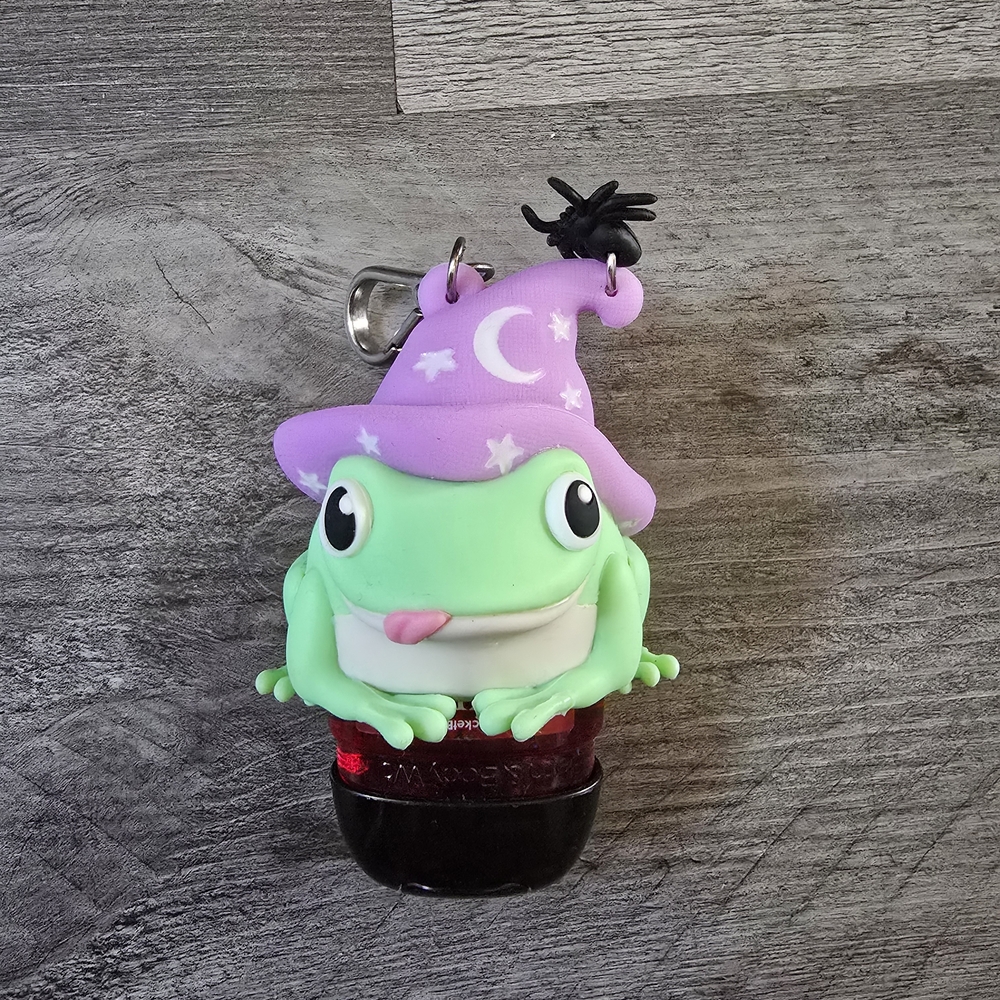 Bath & Body Works Green Frog Hand Sanitizer Holder